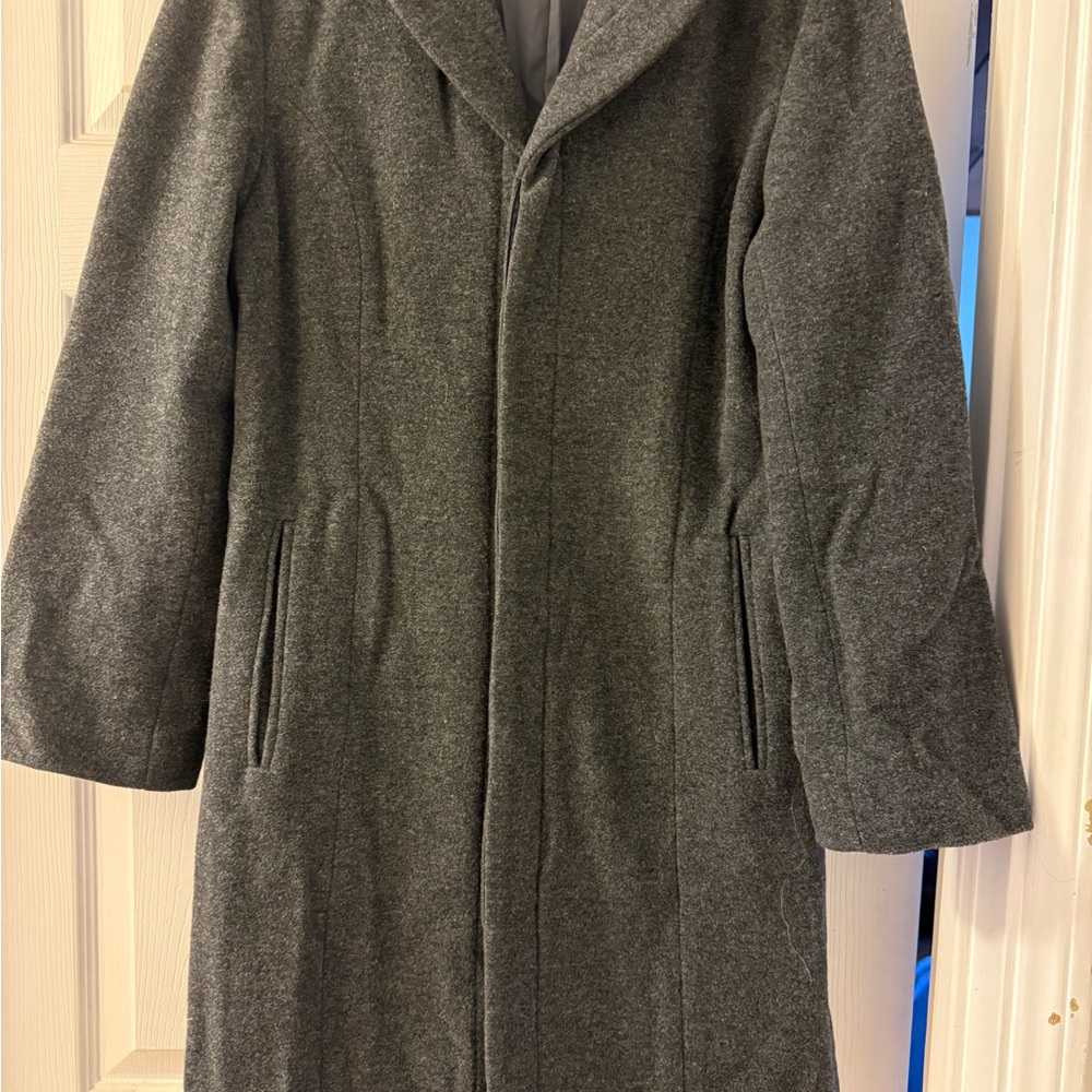 Elegant Women's Gray Trench Coat